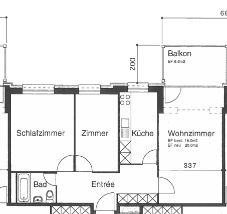 Room in a shared flat