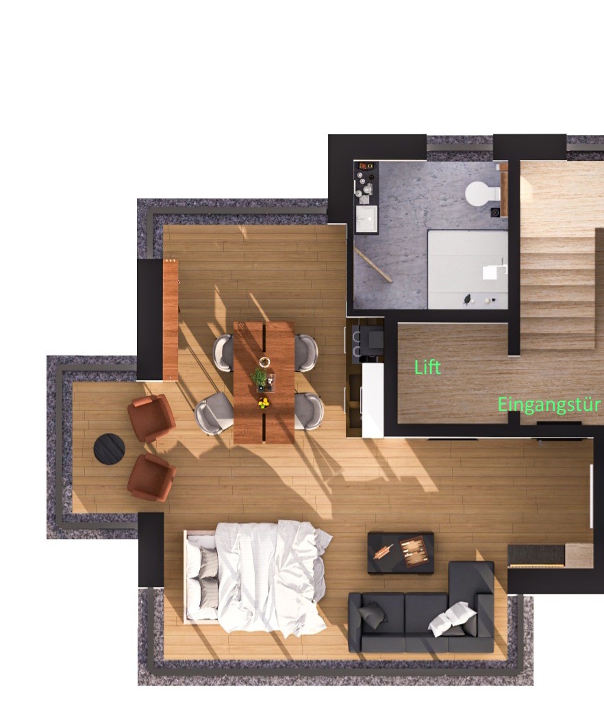 1 ½ rooms apartment