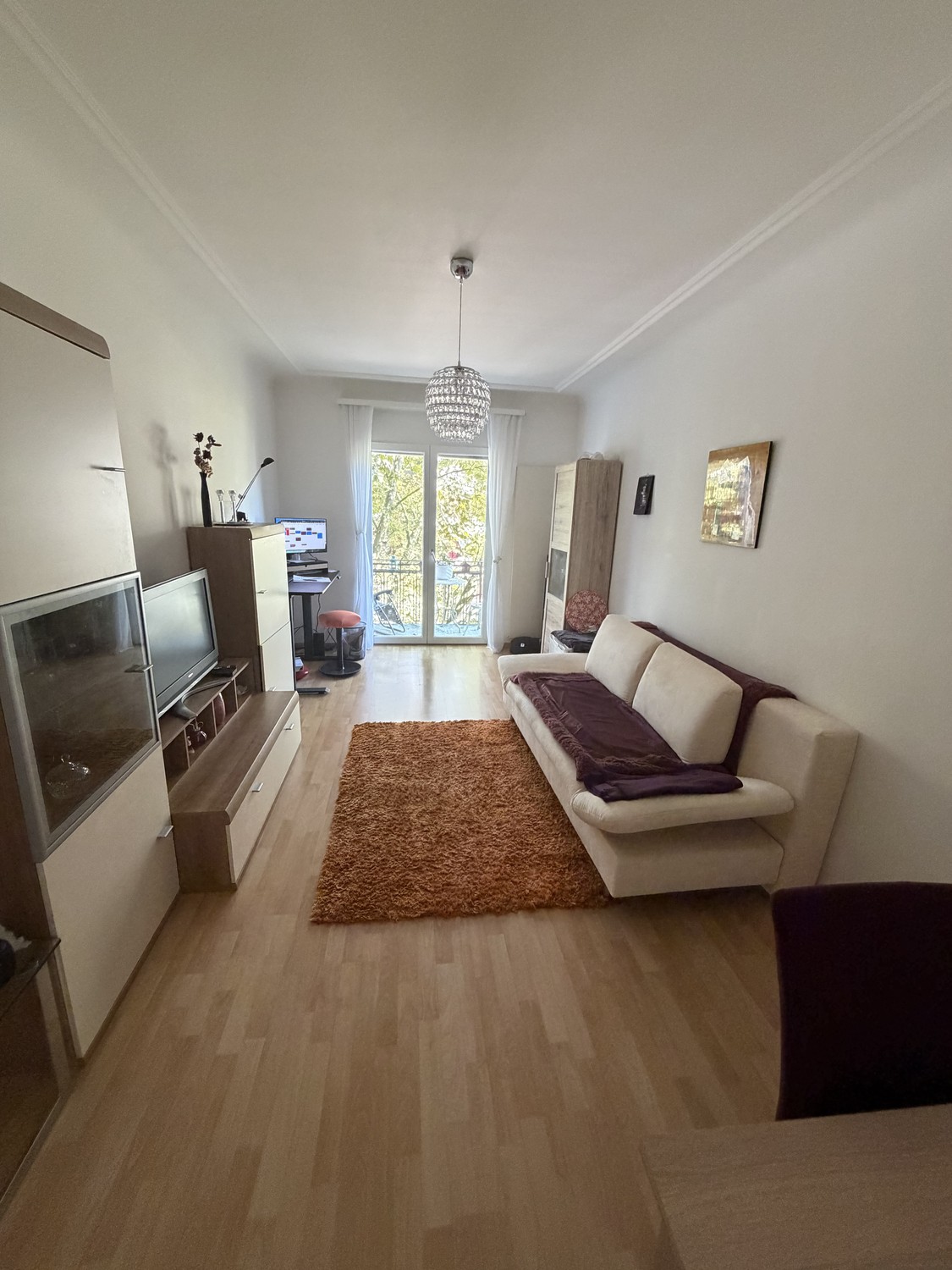 Furnished 2.5-room apartment for sublet in Zurich, photo 1 of 5
