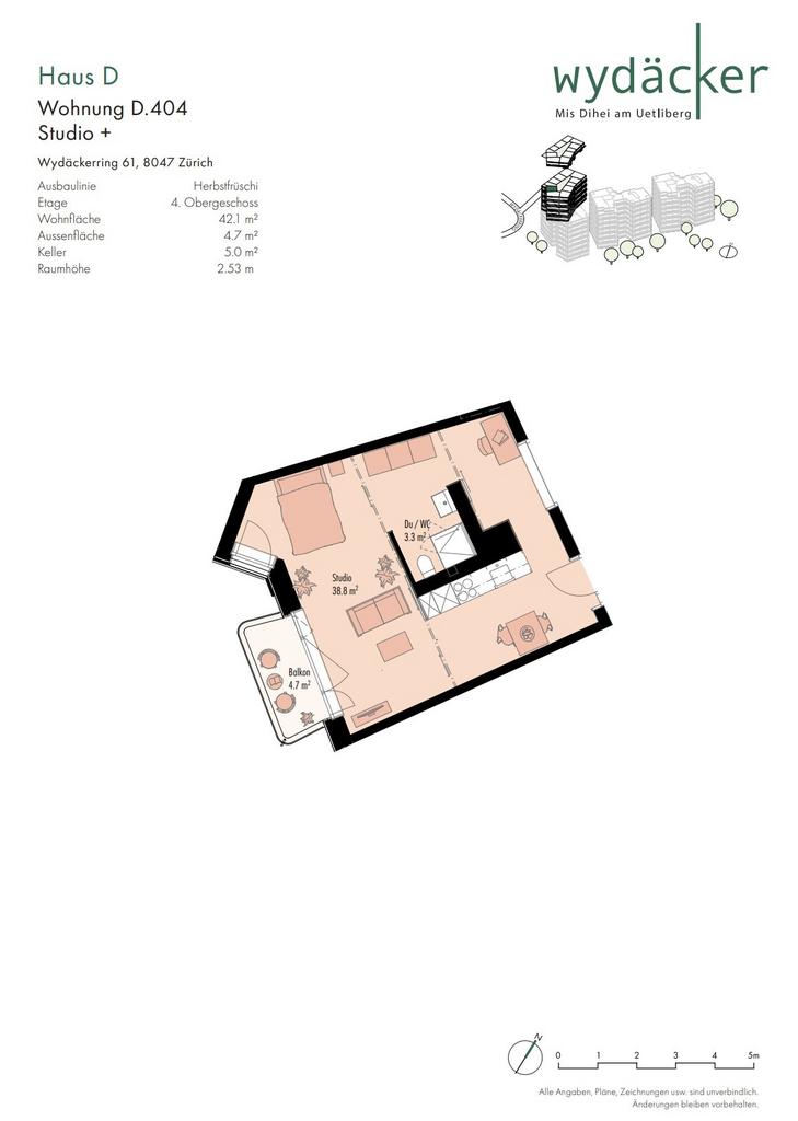 1 ½ rooms apartment, photo 4 of 4