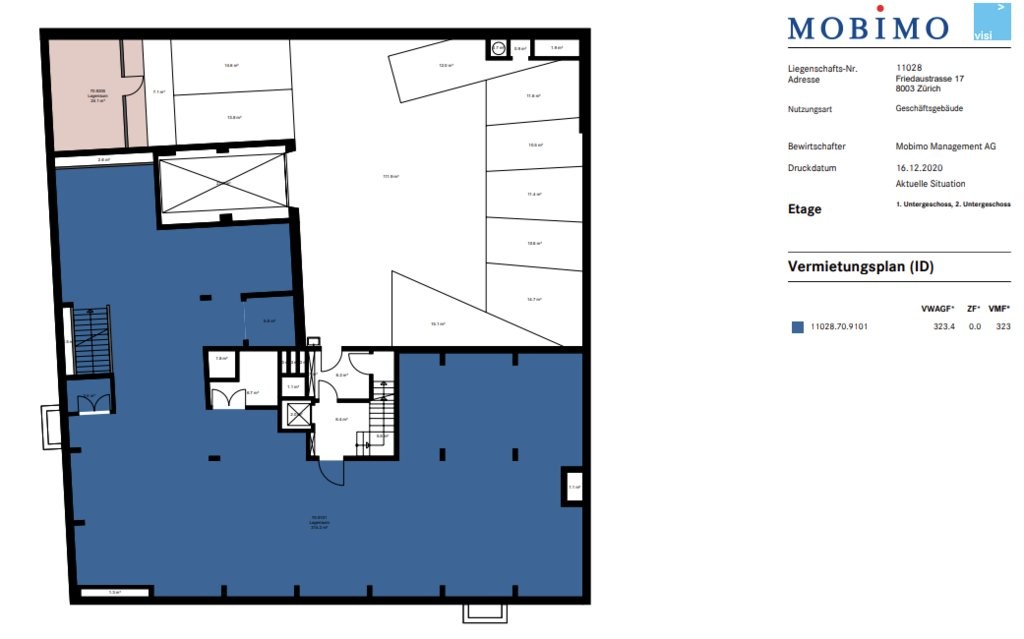 323m² storage room