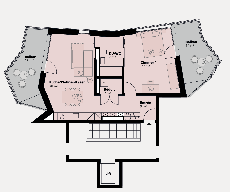 2 ½ rooms apartment, photo 9 of 9