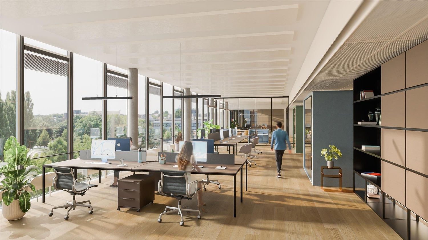 85m² office
