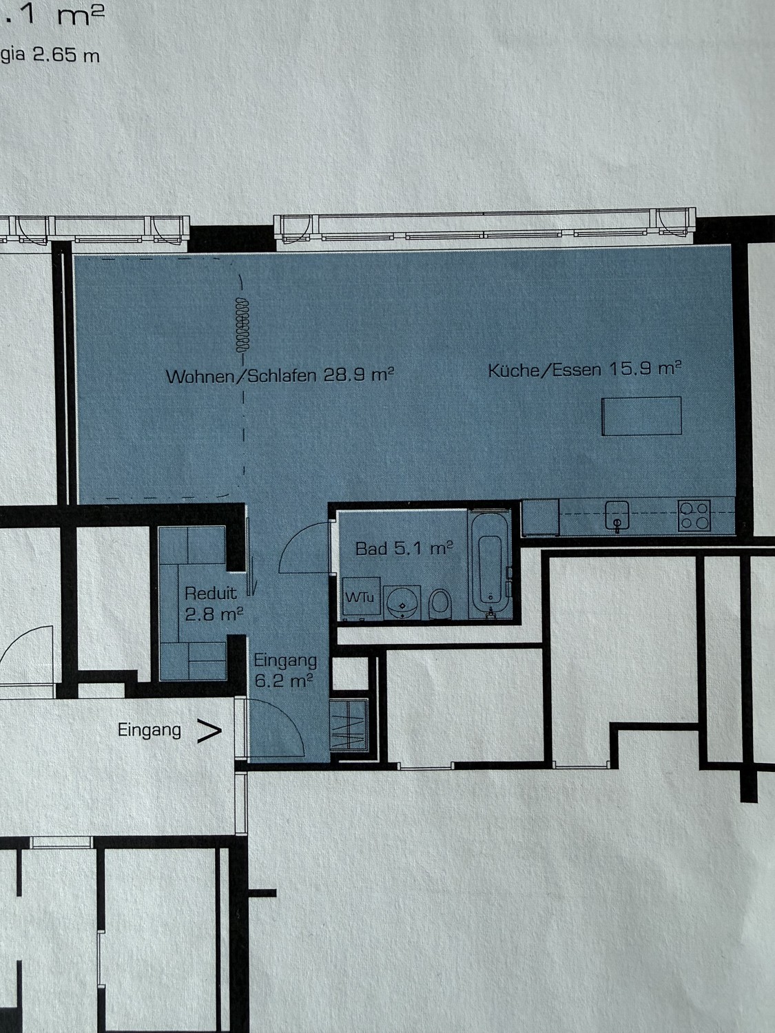 1 room apartment