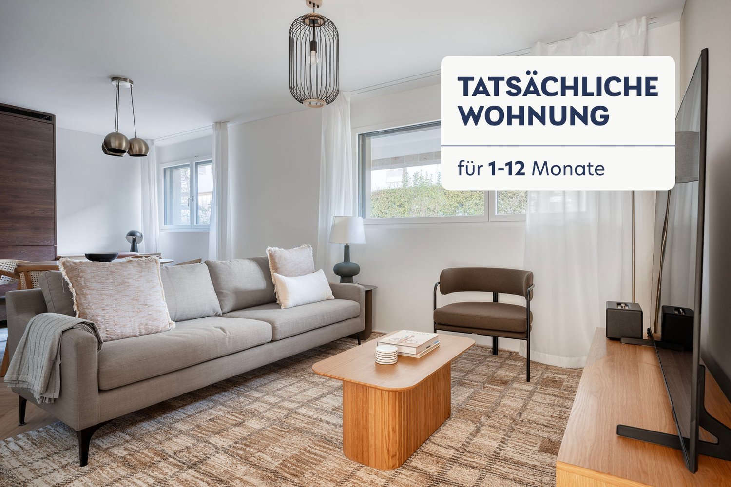 2 ¾ pièces appartement meublé