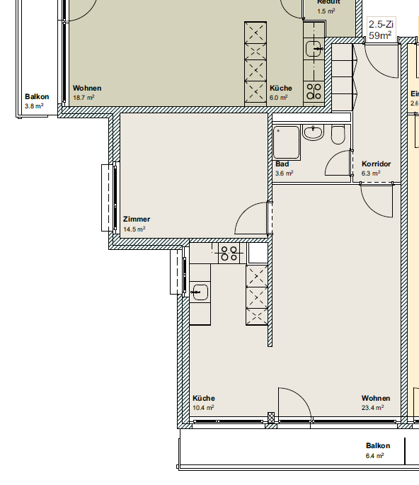 3 ½ room apartment, photo 7 of 9