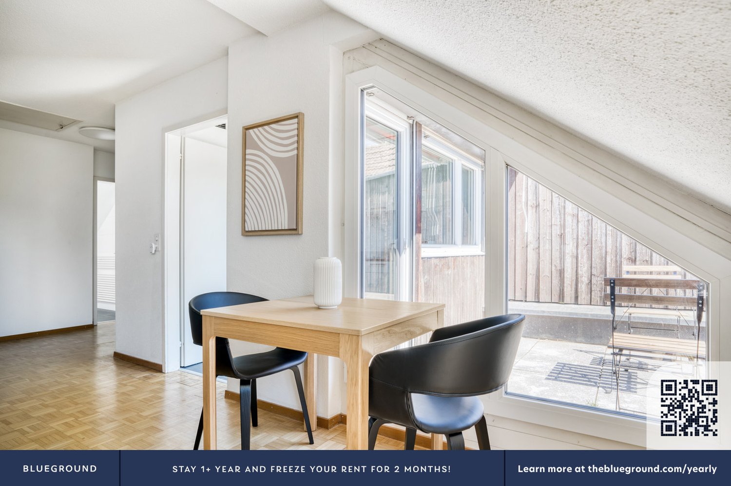 2 ½ rooms furnished flat