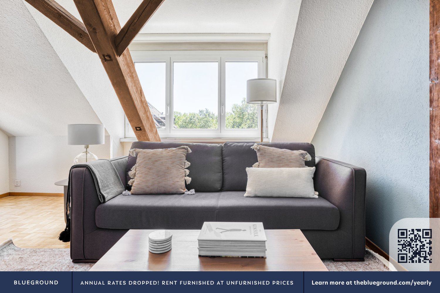 2 ½ rooms furnished flat