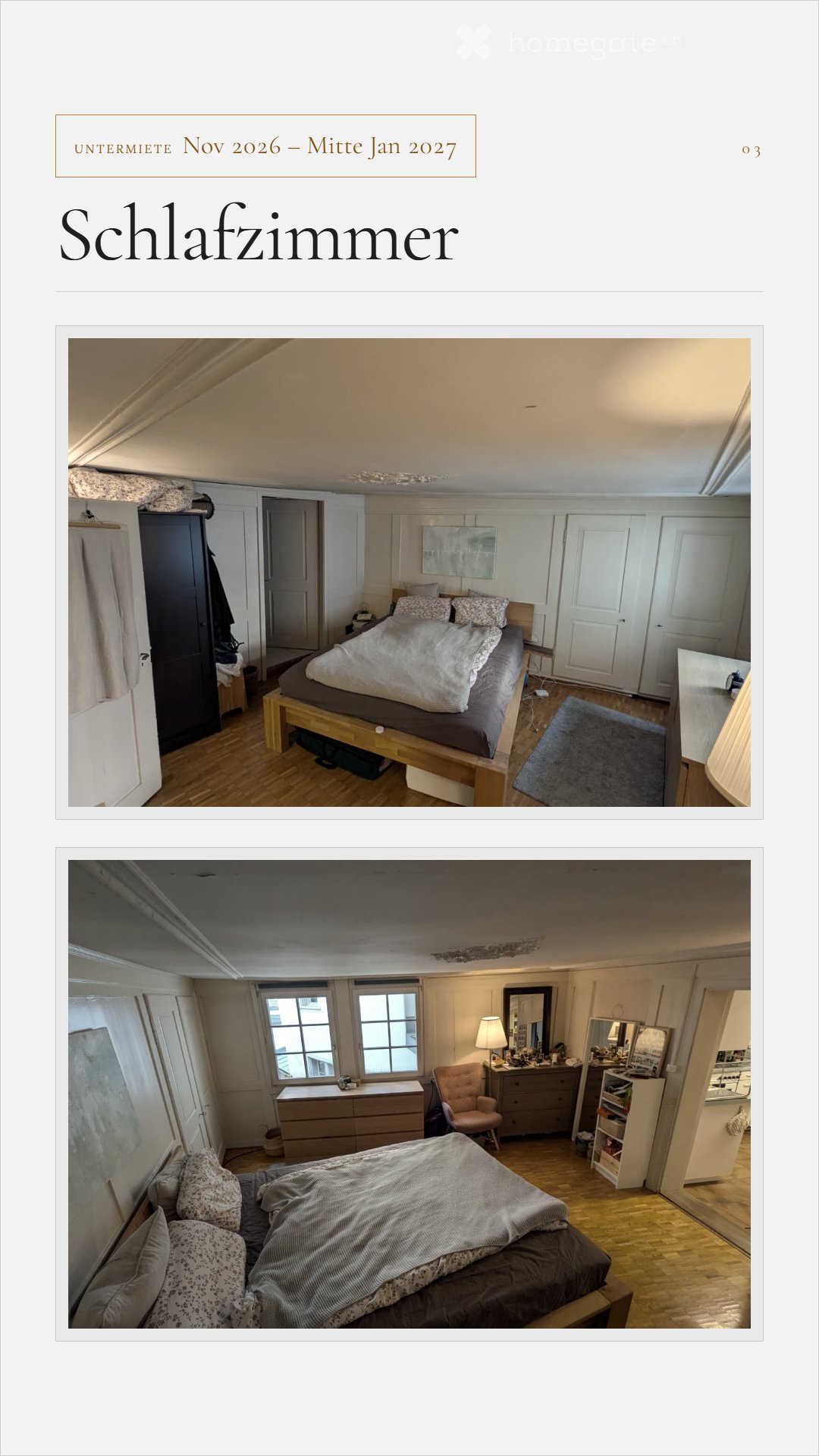 3 rooms apartment