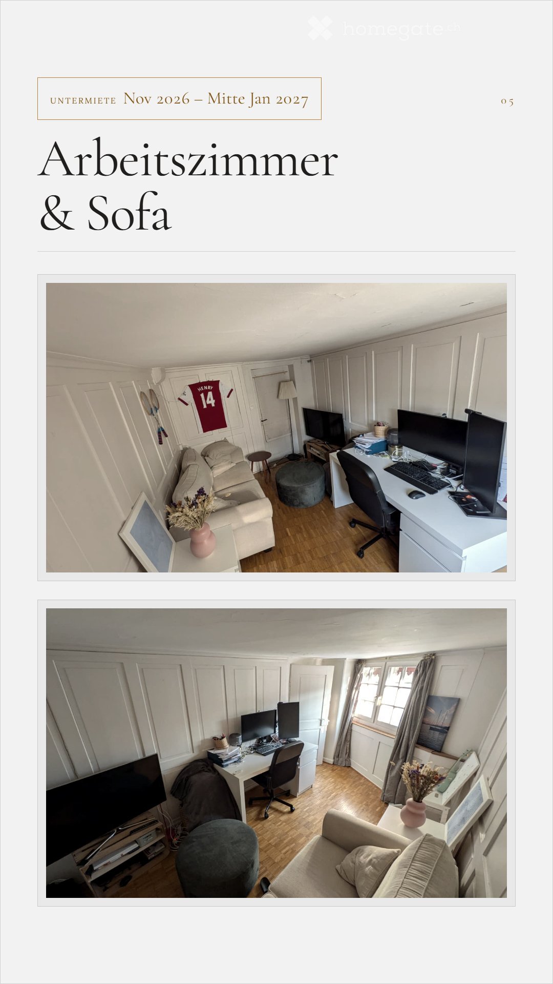 3 rooms apartment