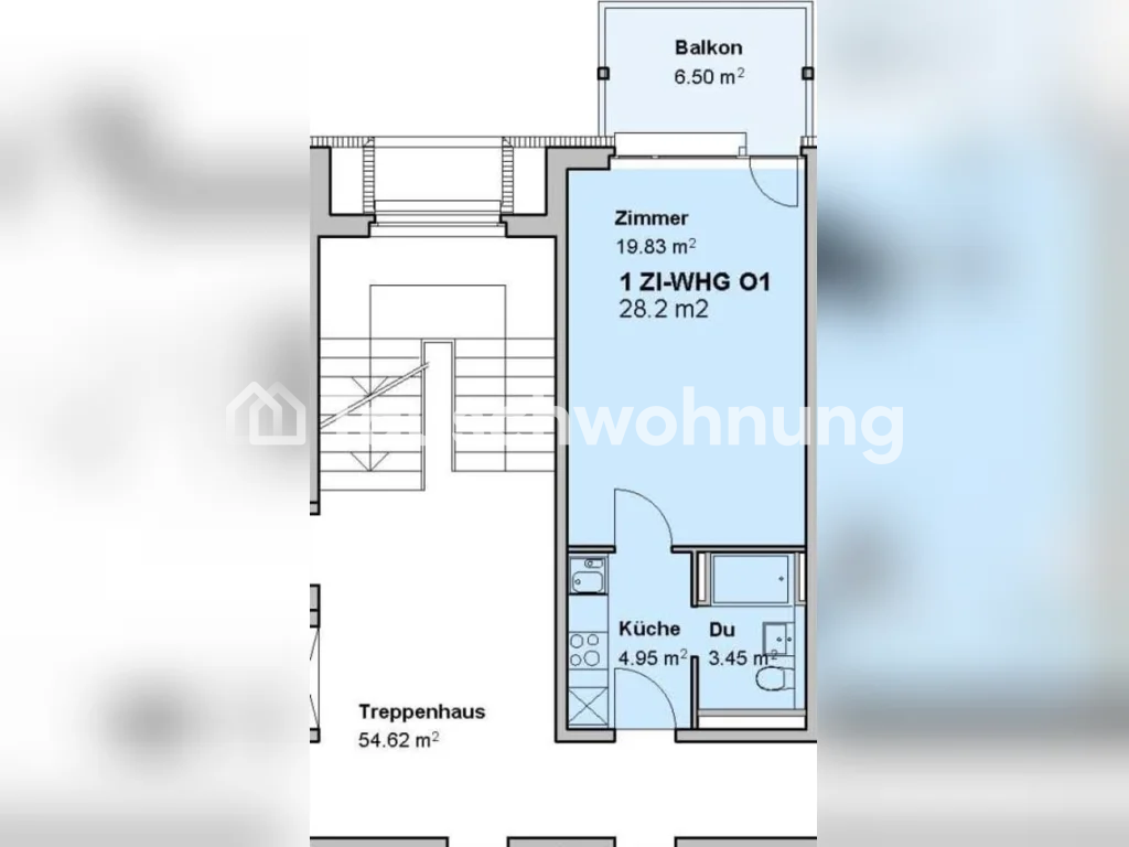 1 ½ rooms apartment