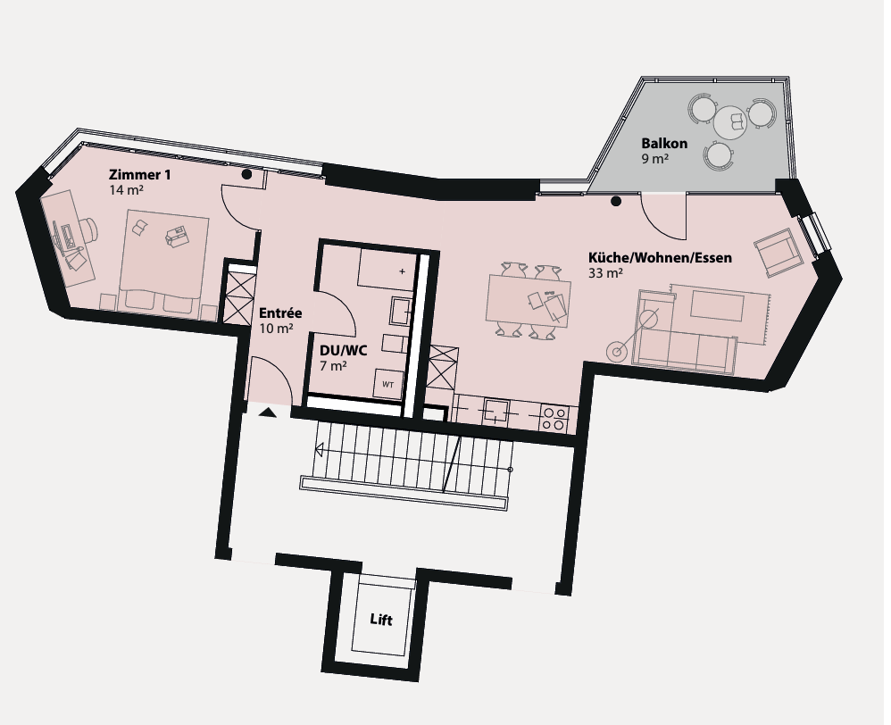2 ½ rooms apartment, photo 6 of 6