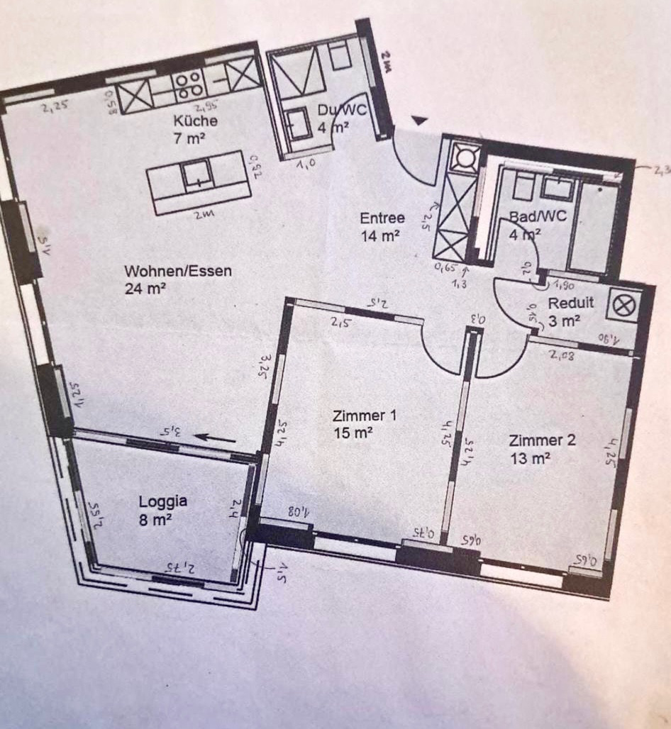 3 ½ rooms apartment