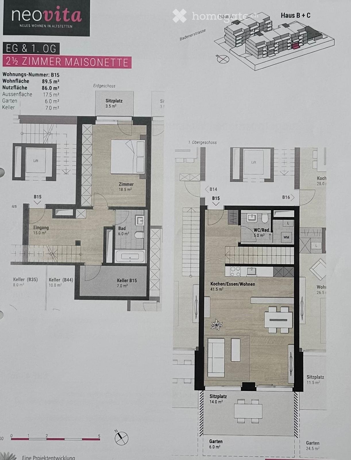 2 ½ rooms apartment, photo 5 of 5