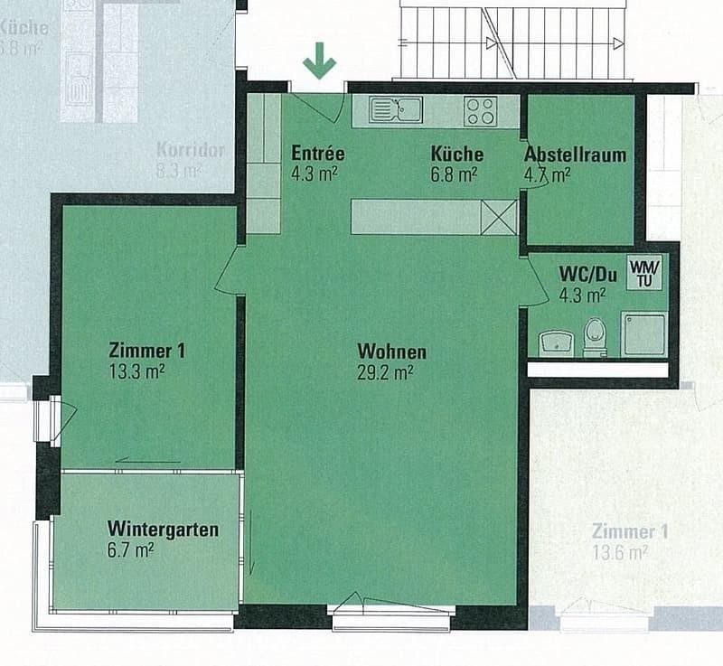 2 ½ rooms apartment, photo 6 of 6