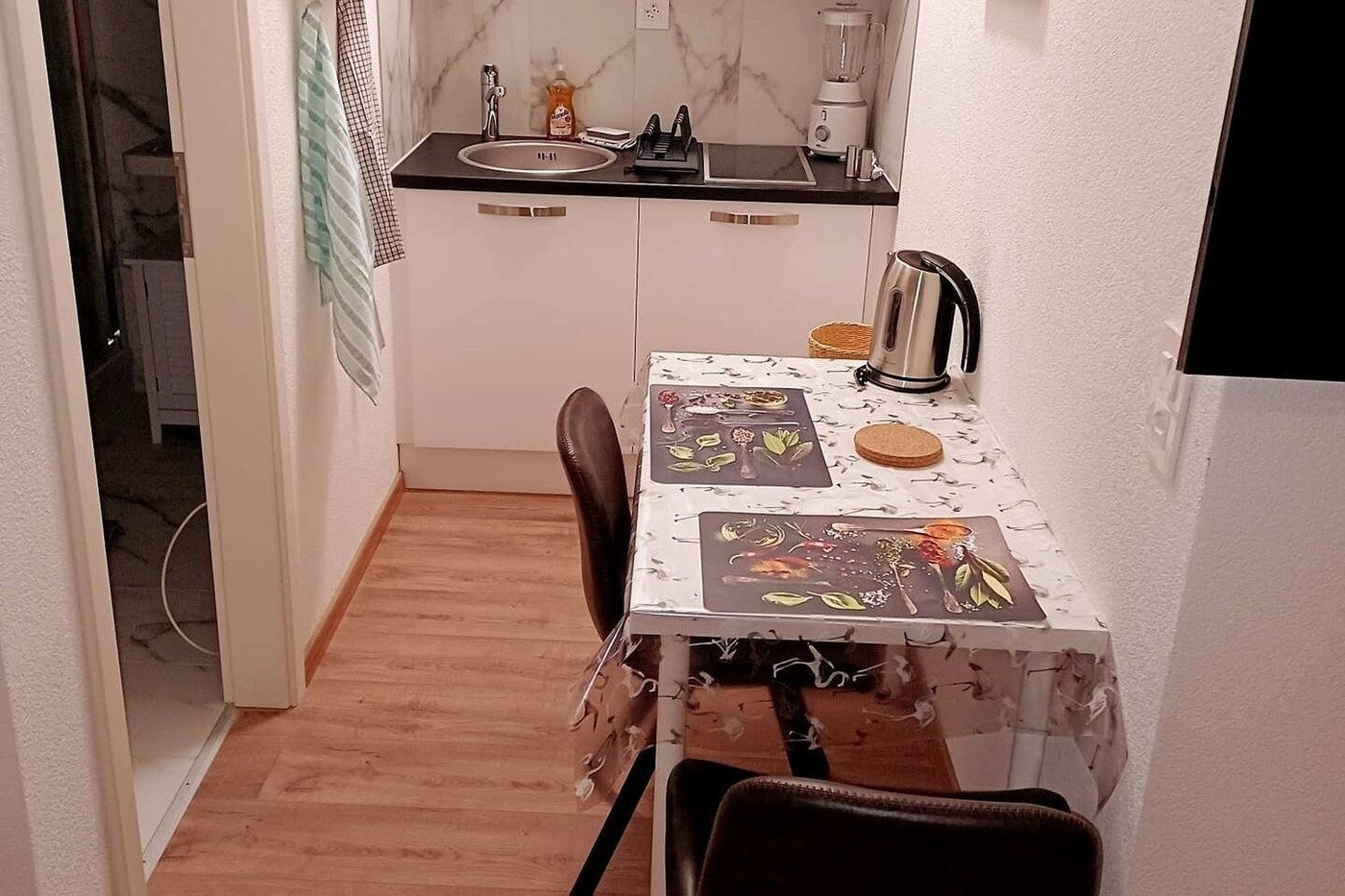 appartamento con 1 stanza arredato
