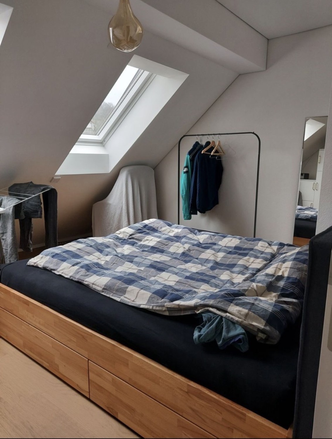 2 rooms roof flat