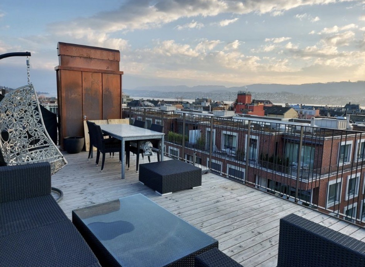 2 rooms roof flat