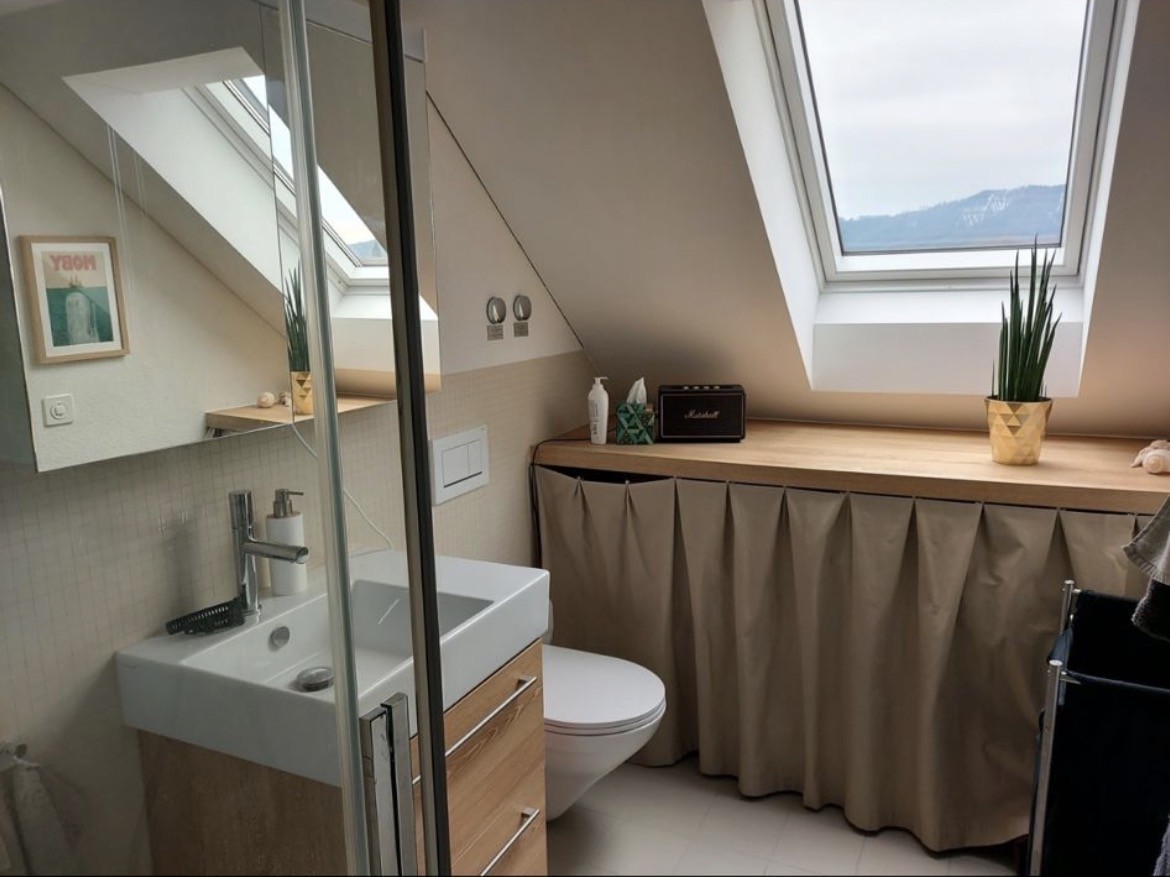 2 rooms roof flat