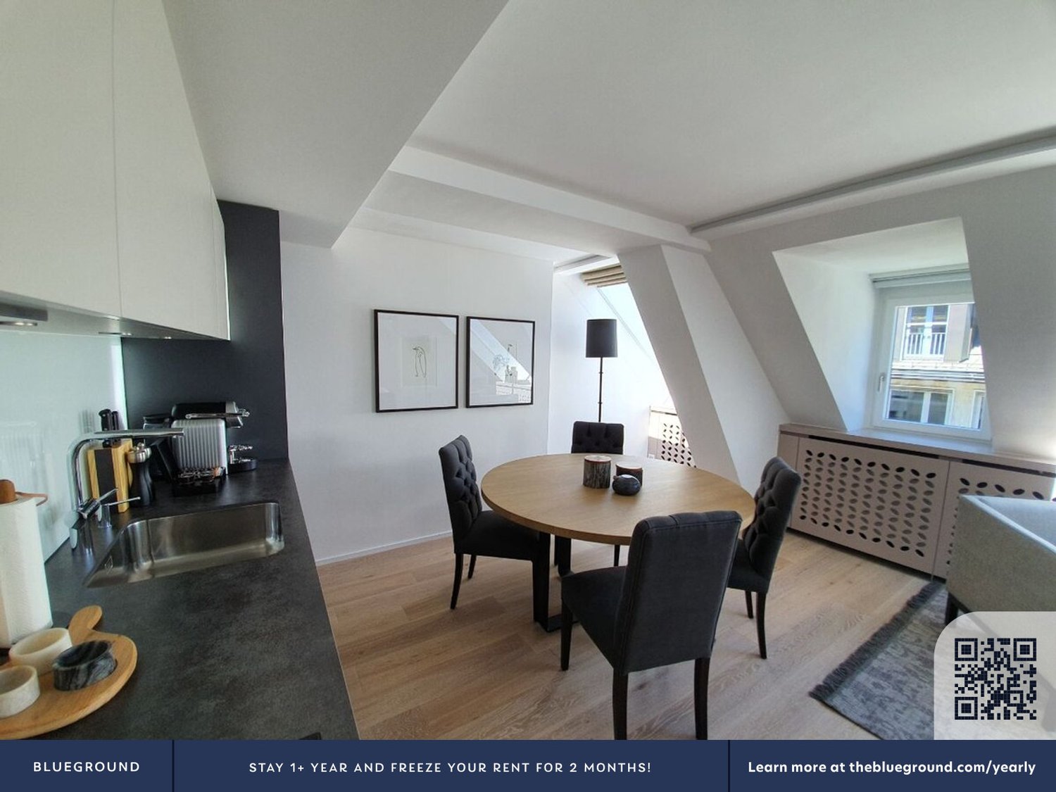2 rooms furnished flat