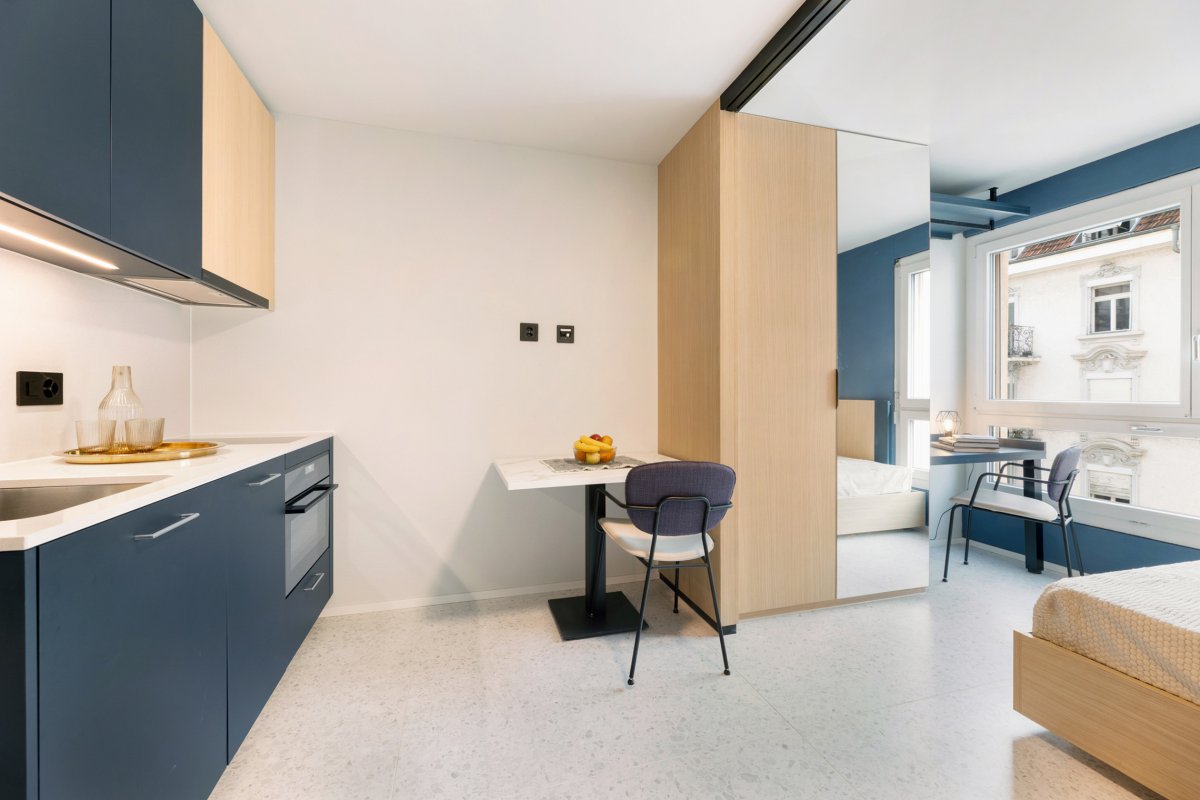 2 rooms furnished flat