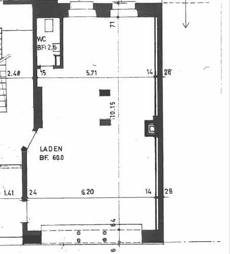 63m² commercial