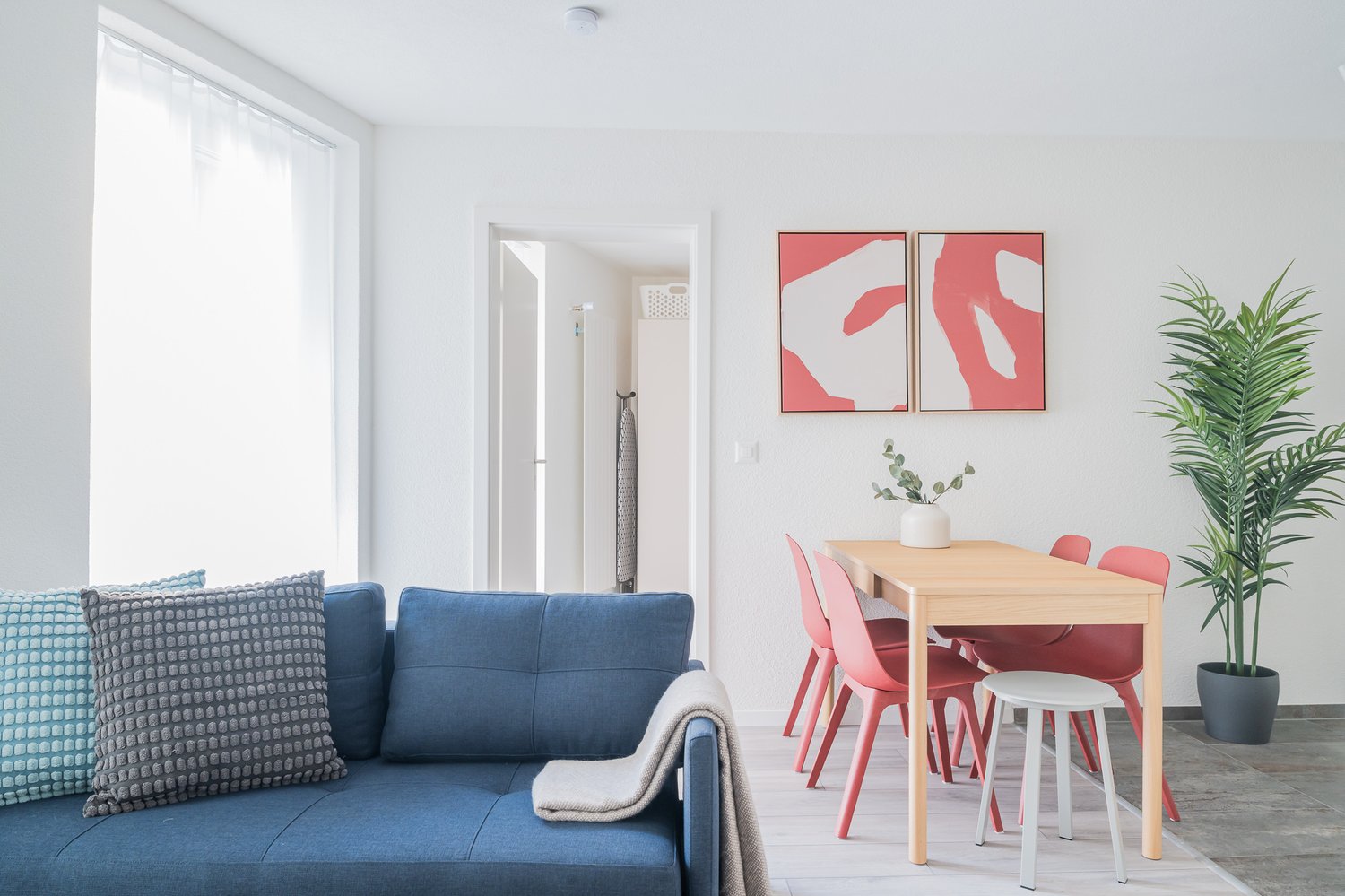 2 ½ rooms furnished flat