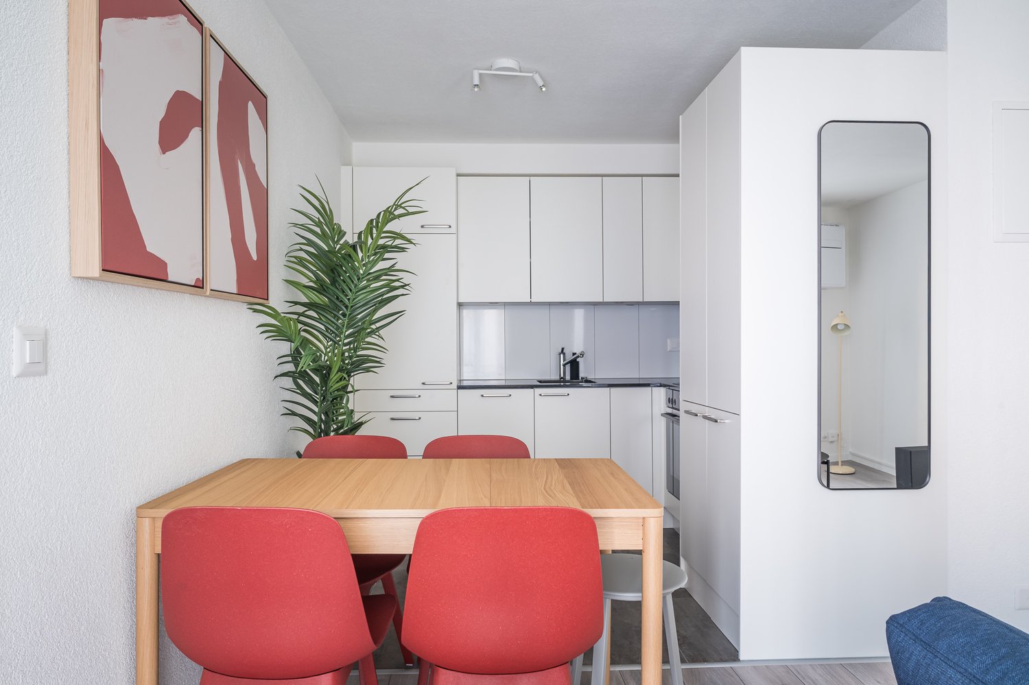 2 ½ rooms furnished flat
