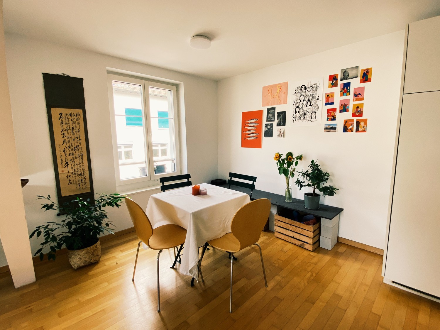 Chambre dans un appartement partagé