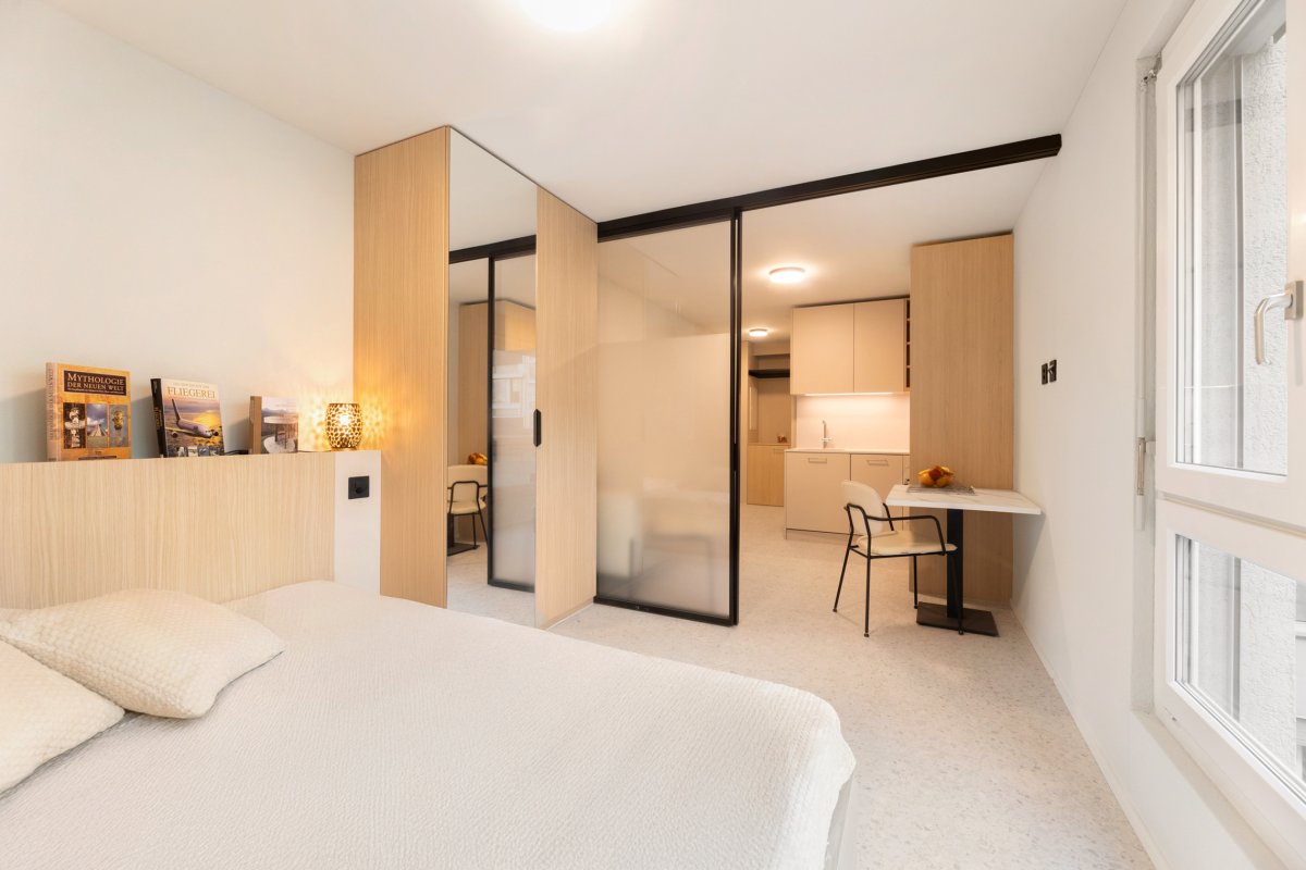 2 rooms furnished flat