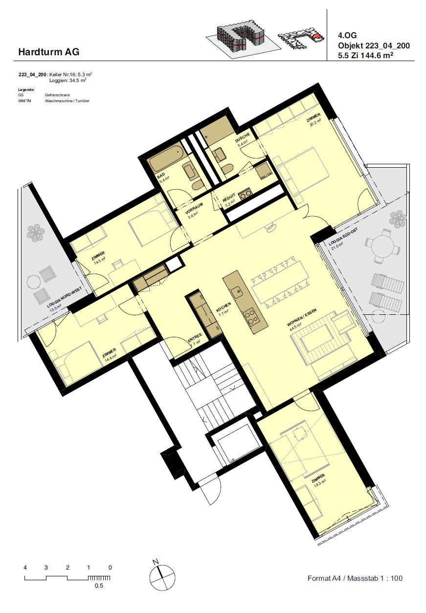 5 ½ rooms apartment, photo 7 of 7