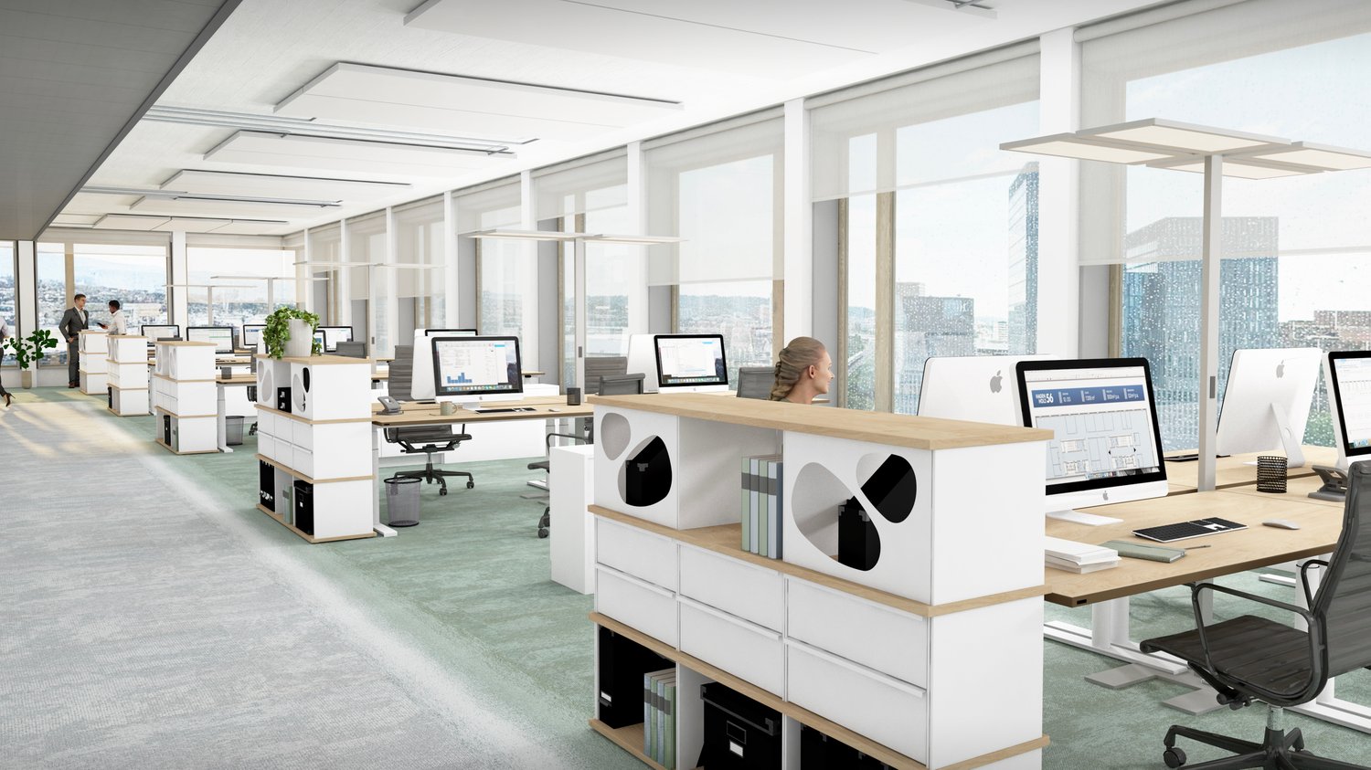 1206m² office