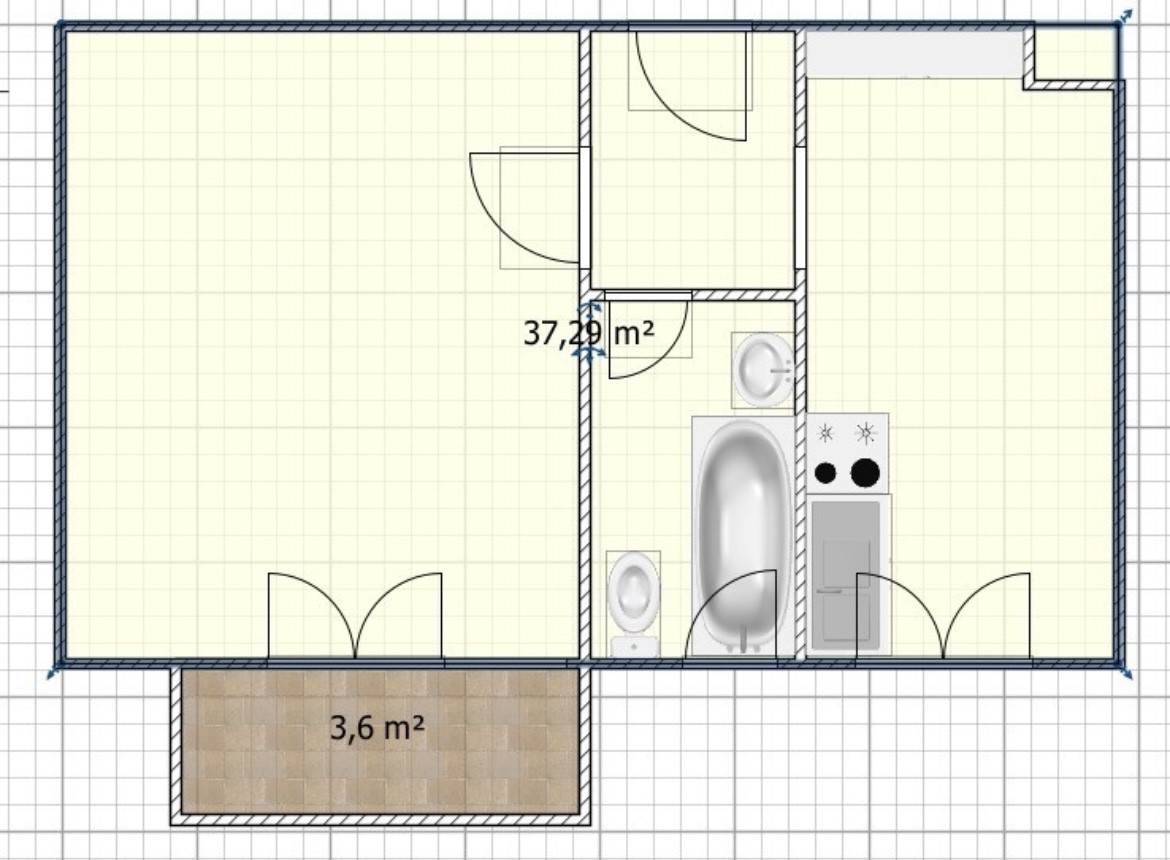 2 ½ rooms apartment, photo 1 of 7