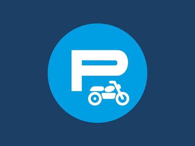 Covered bike parking