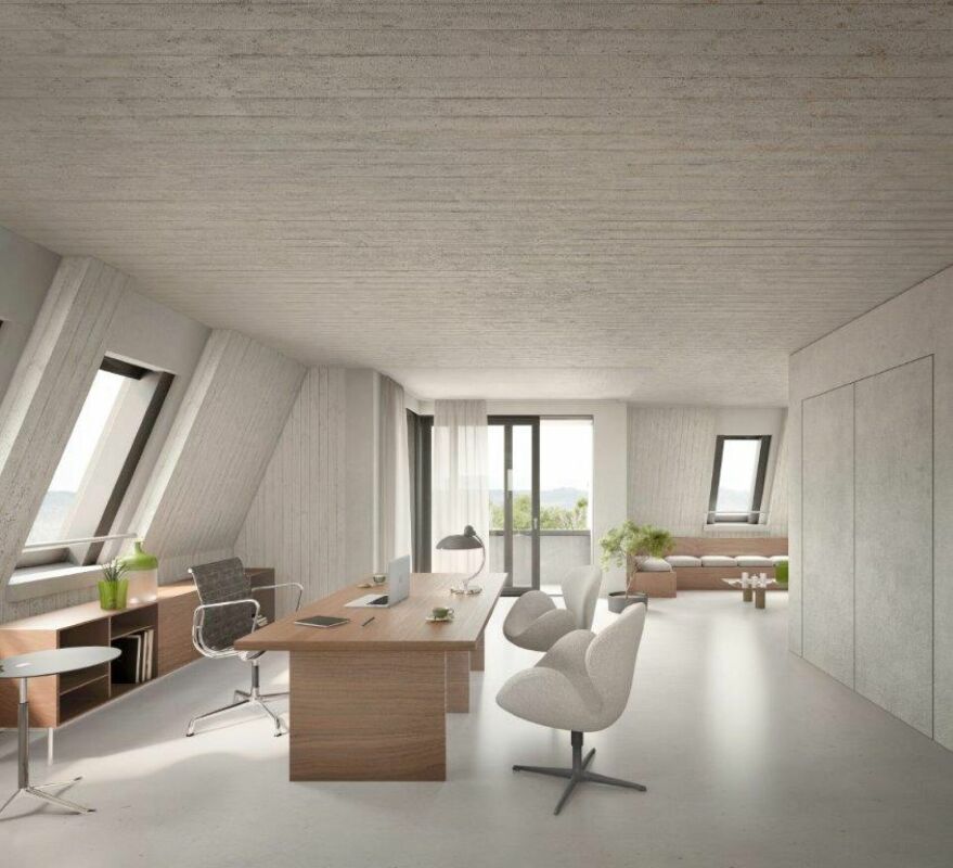 500m² office