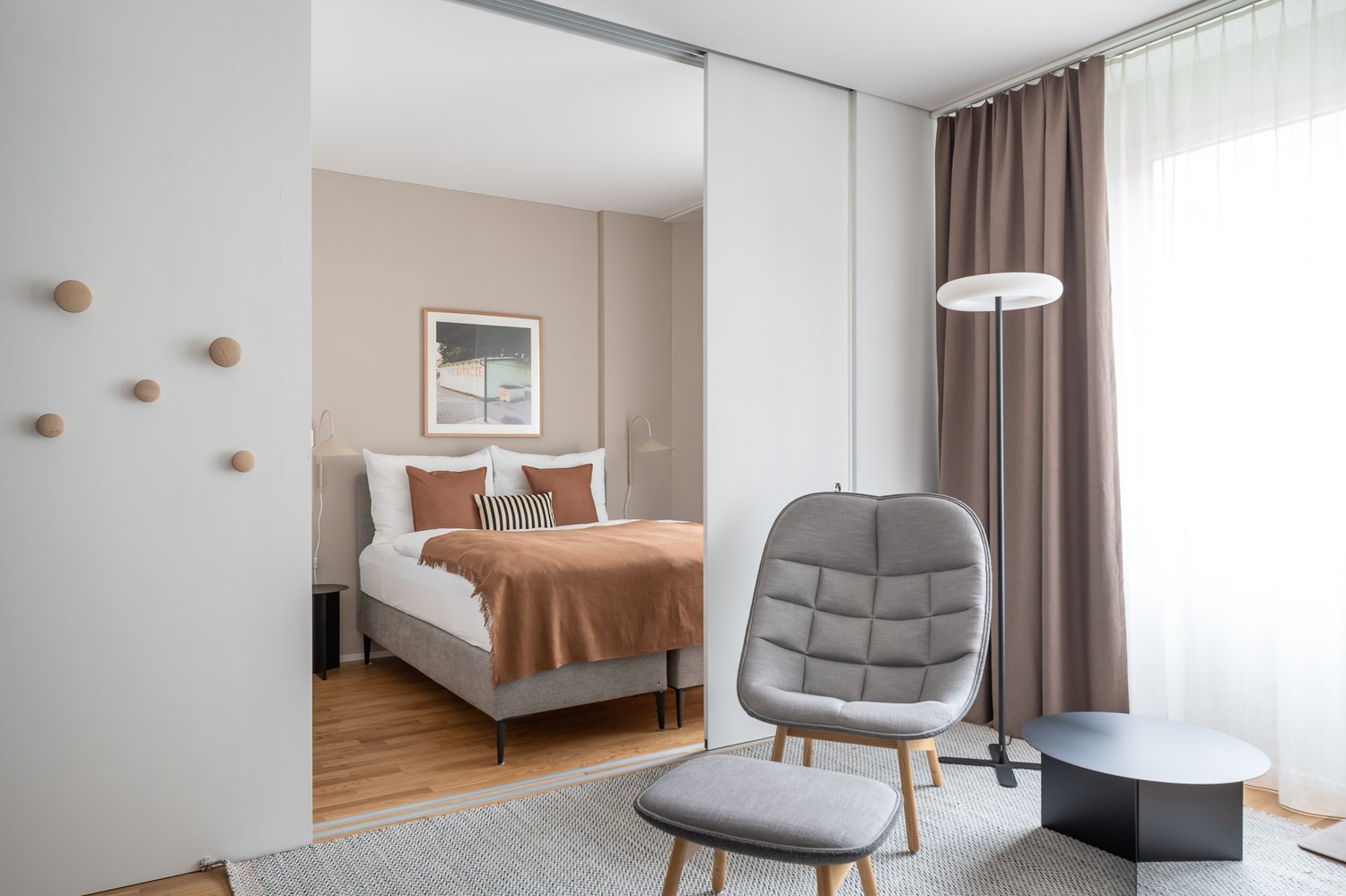 2 ½ rooms furnished flat