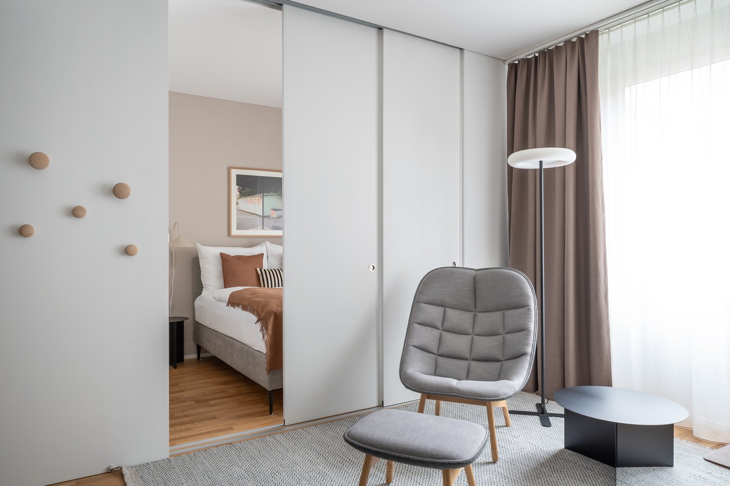 2 ½ rooms furnished flat