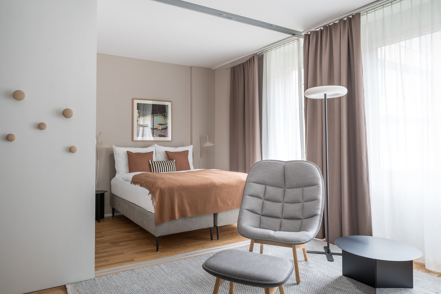 2 ½ rooms furnished flat