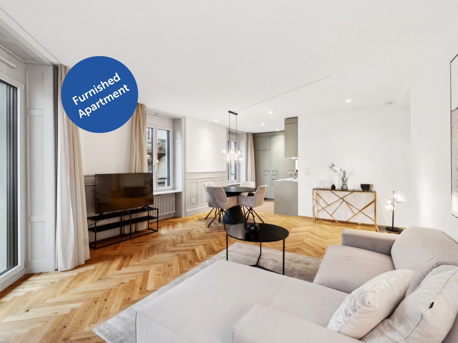 2 ½ rooms furnished flat