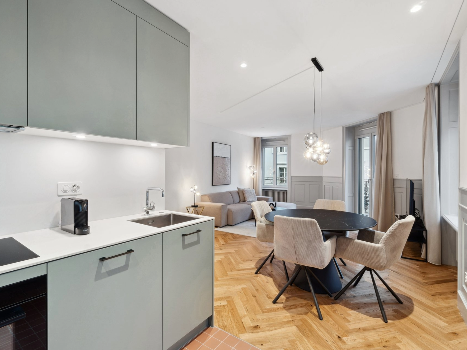 2 ½ rooms furnished flat