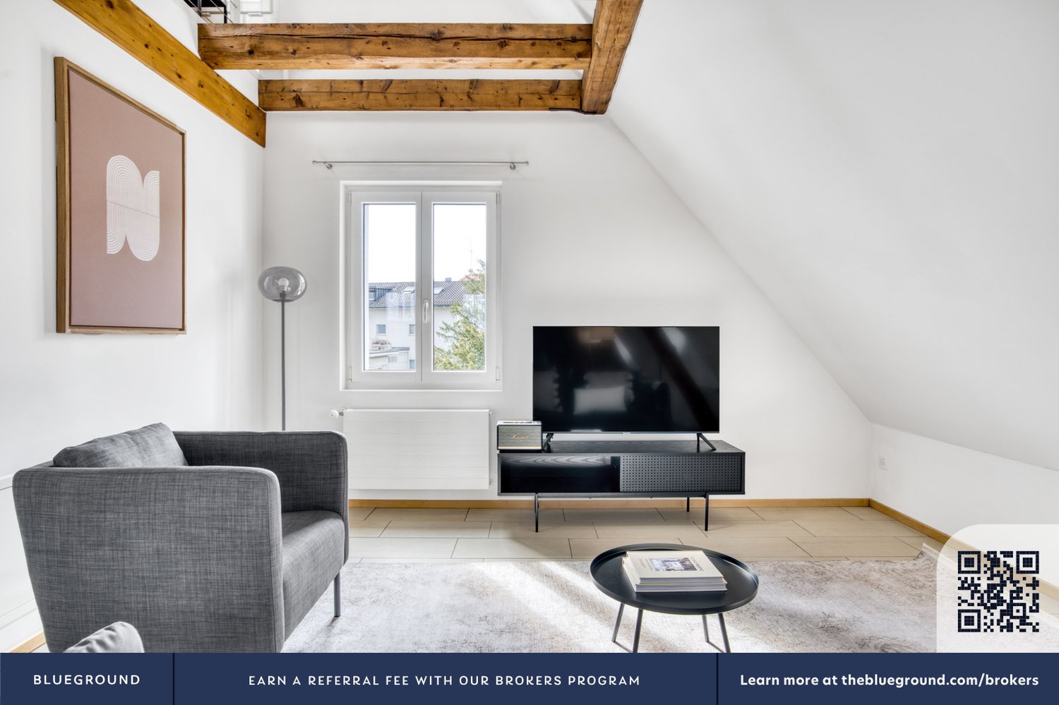 2 rooms furnished flat