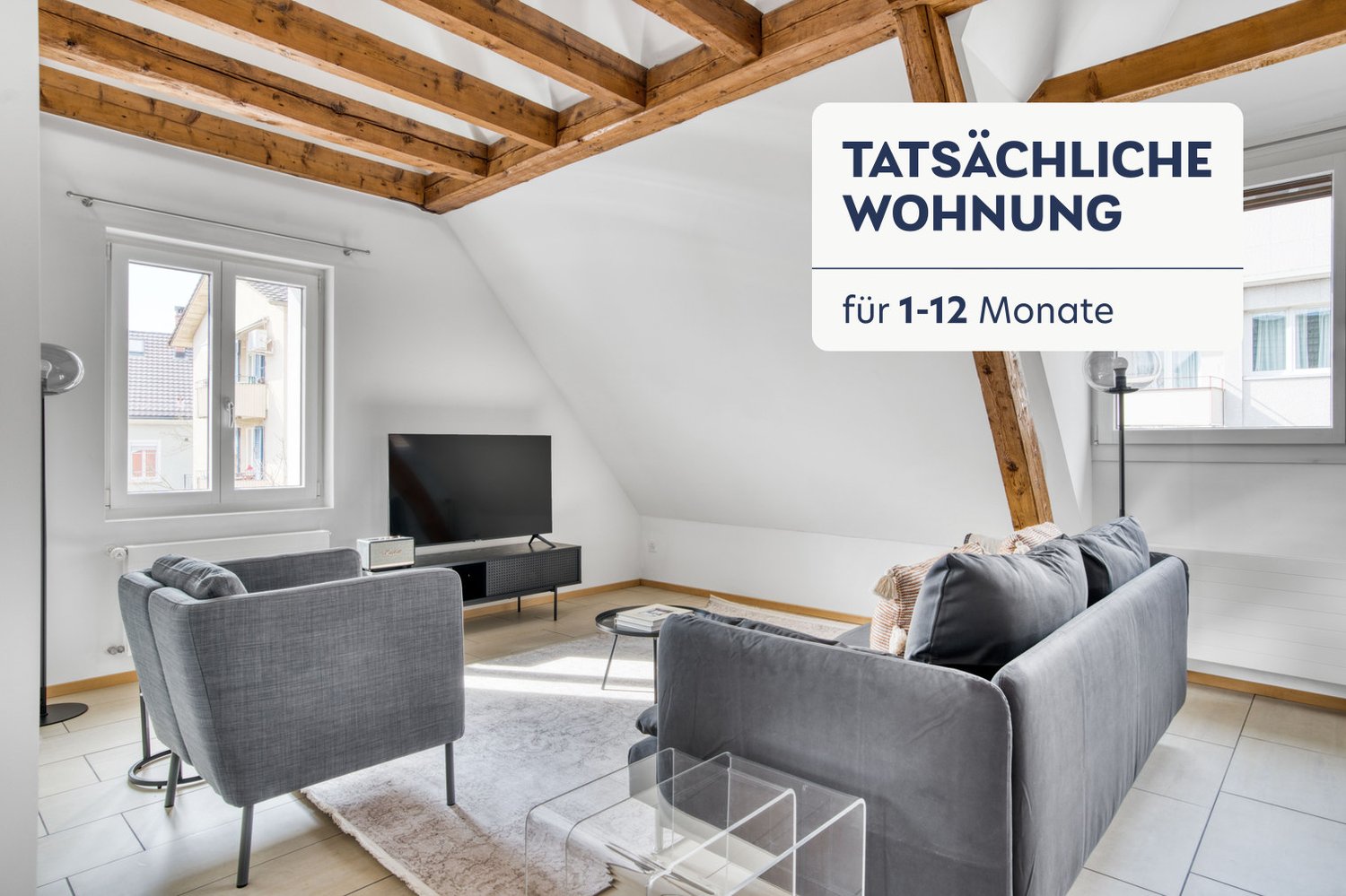 2 rooms furnished flat