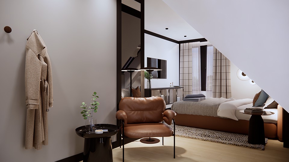 2 ½ rooms furnished flat