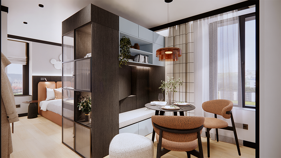 1 ½ rooms furnished flat
