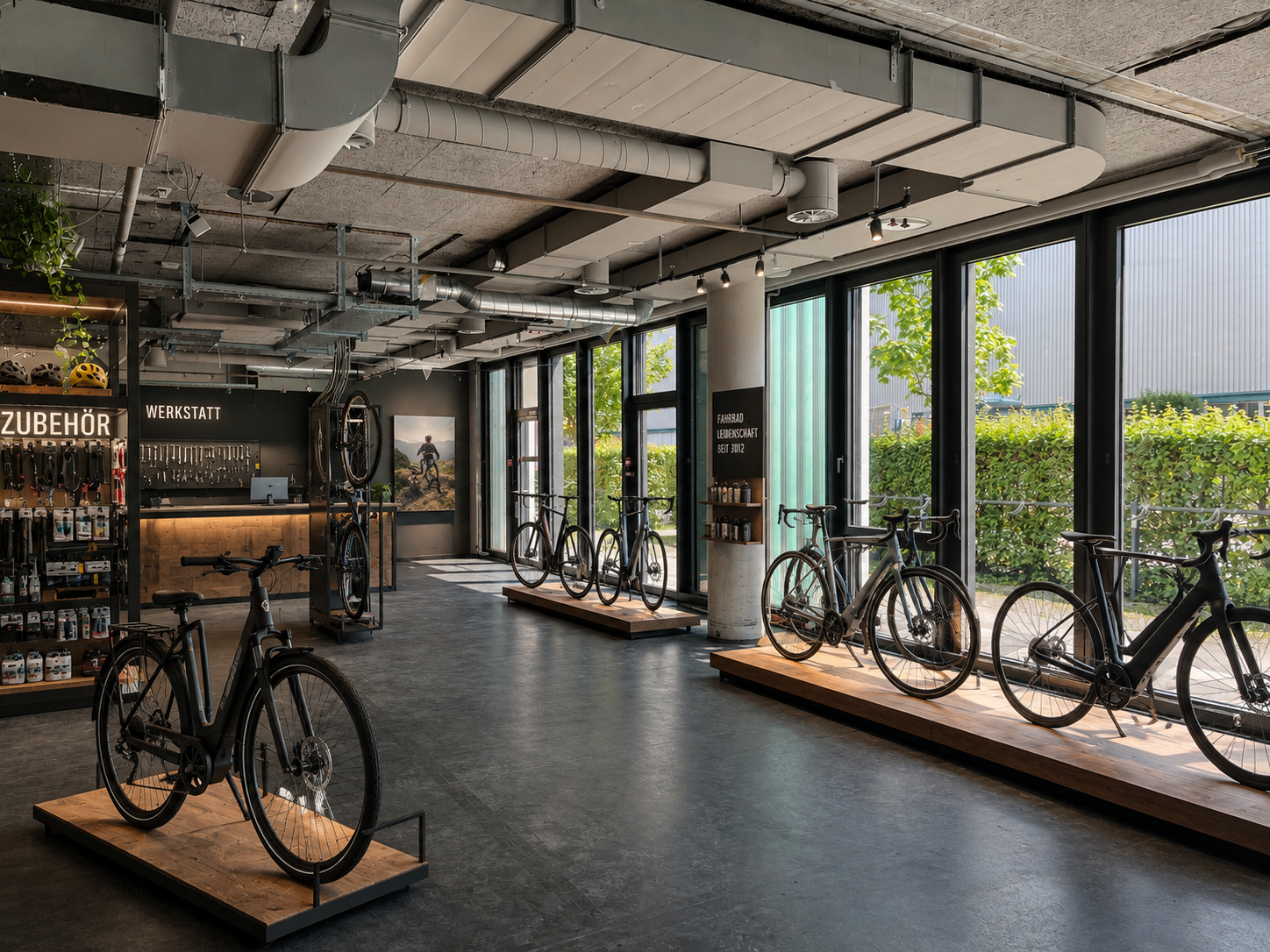 100m² shop