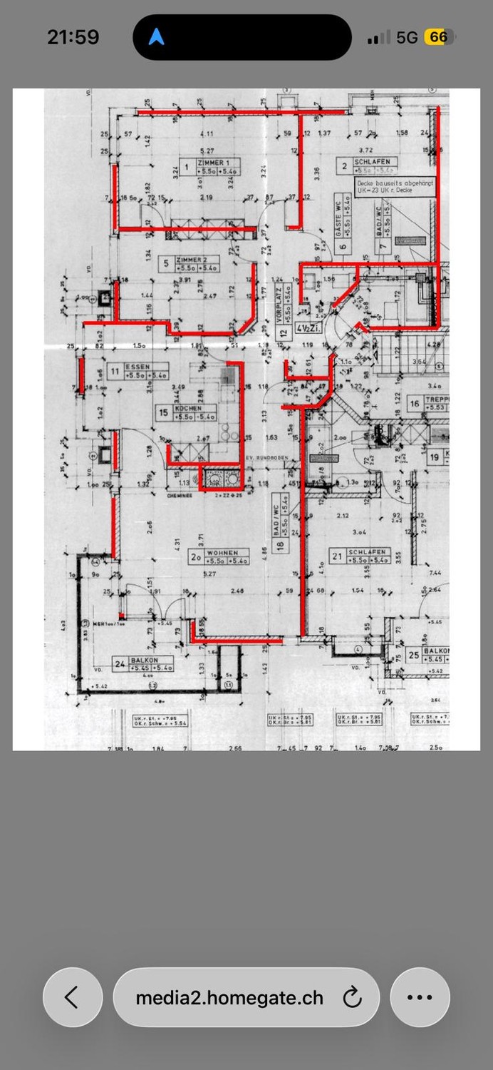 4 ½ rooms apartment