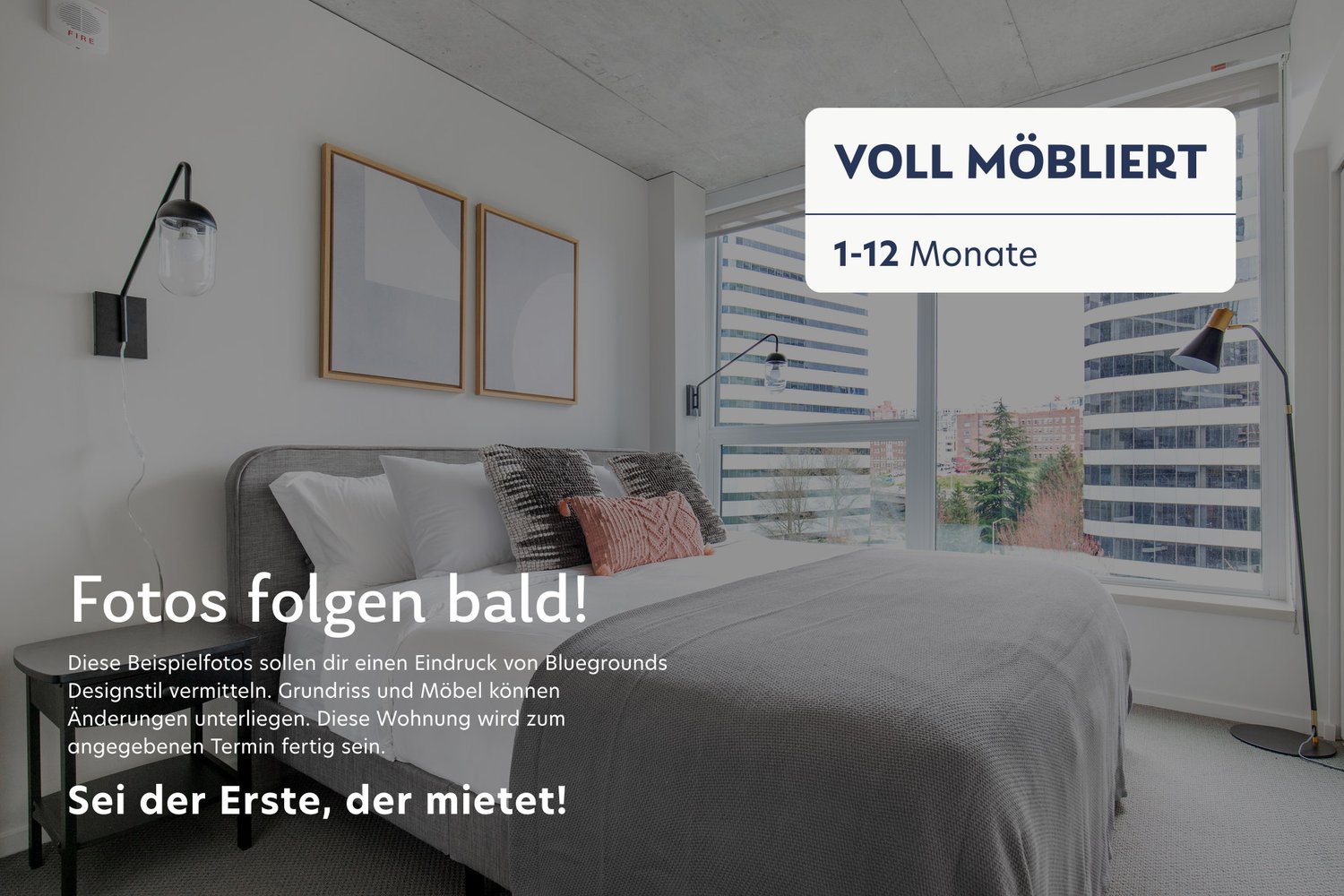 2 ½ rooms furnished flat