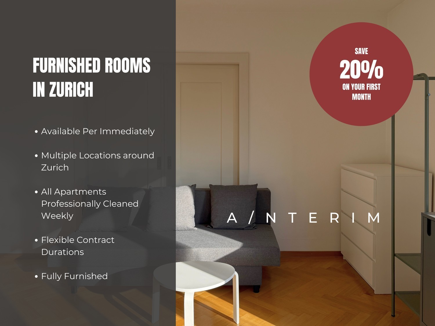 Chambre dans un appartement partagé