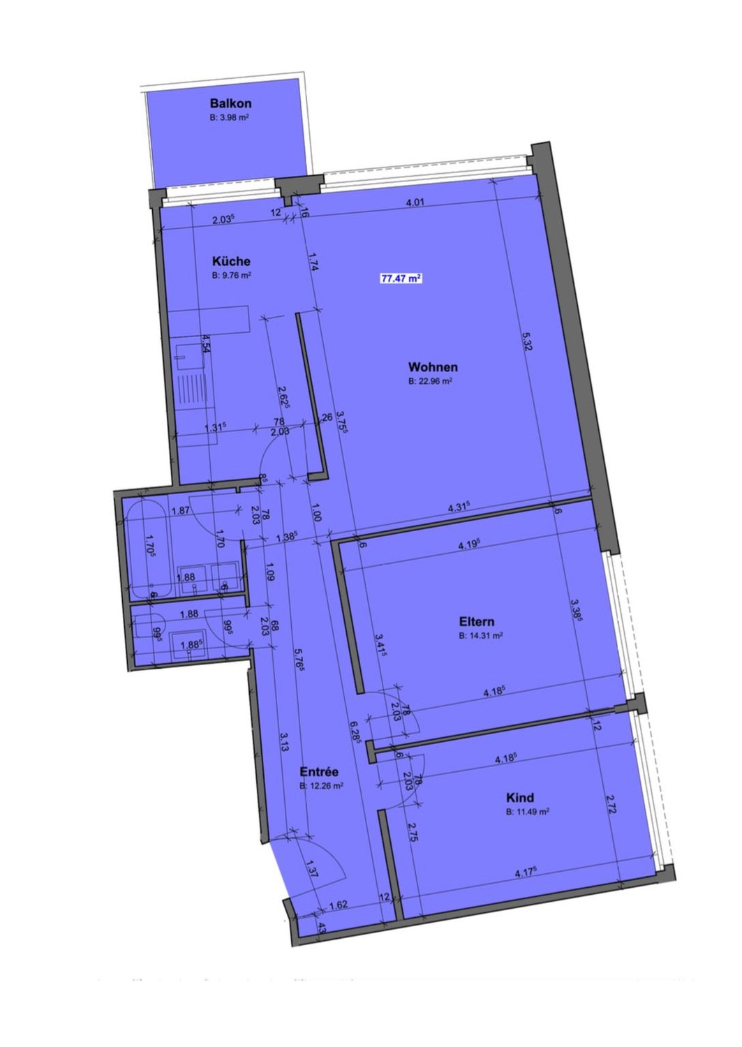 Room in a shared flat