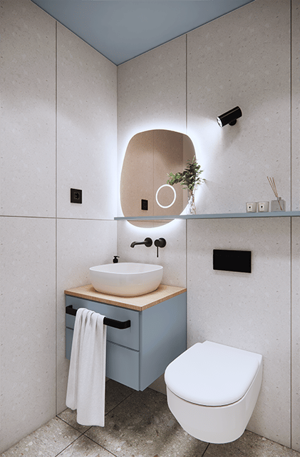 2 ½ rooms furnished flat